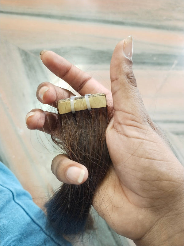 Tape tab detail on Caramel extension