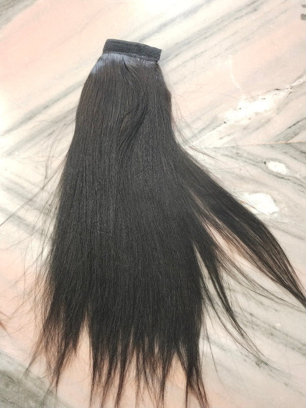 Natural Black tape-in human hair extension